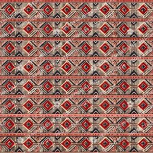 Ajrakh Diamond Trellis