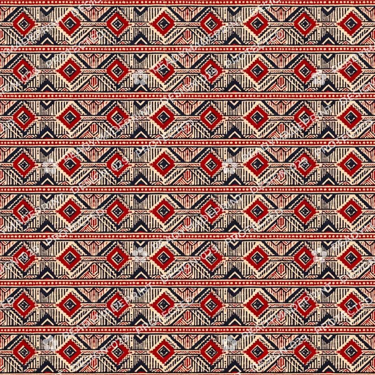 Ajrakh Diamond Trellis Ajrakh Diamond Trellis