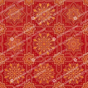 Ajrakh Royal Medallion