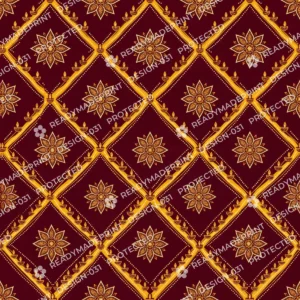Ajrakh Diamond Jaal