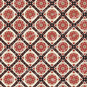 Kasuti Geometric Diamond Lattice Jaal