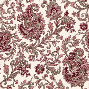 Blush Pink Batik Paisley Jaal