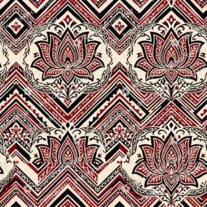 Sepia Bagh Print Paisley Ogee Jaal