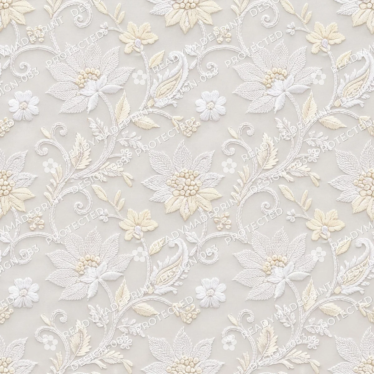 Sage Green Chikankari Medallion Jaal Sage Green Chikankari Medallion Jaal