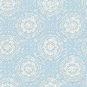 Ivory Chikankari Mandala Jaal