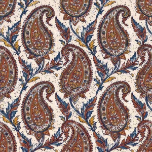 Terracotta Dabu Paisley Jaal