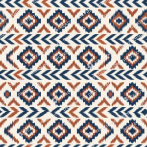 Indigo Ikat Diamond Jaal 03
