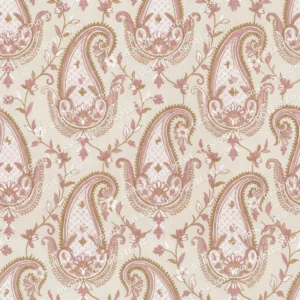 Dusty Rose Jamdani Paisley Jaal