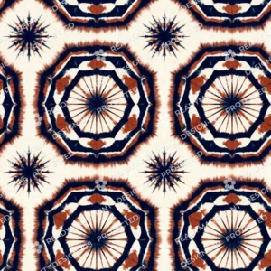 Indigo Shibori Mandala Jaal