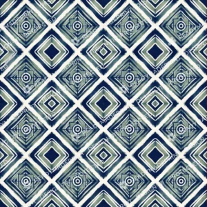 Indigo Shibori Diamond Jaal