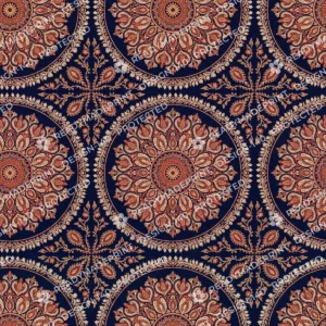 Navy Blue Sozni Mandala Jaal
