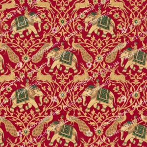 Madder Red Banarasi Brocade Shikargah Jaal