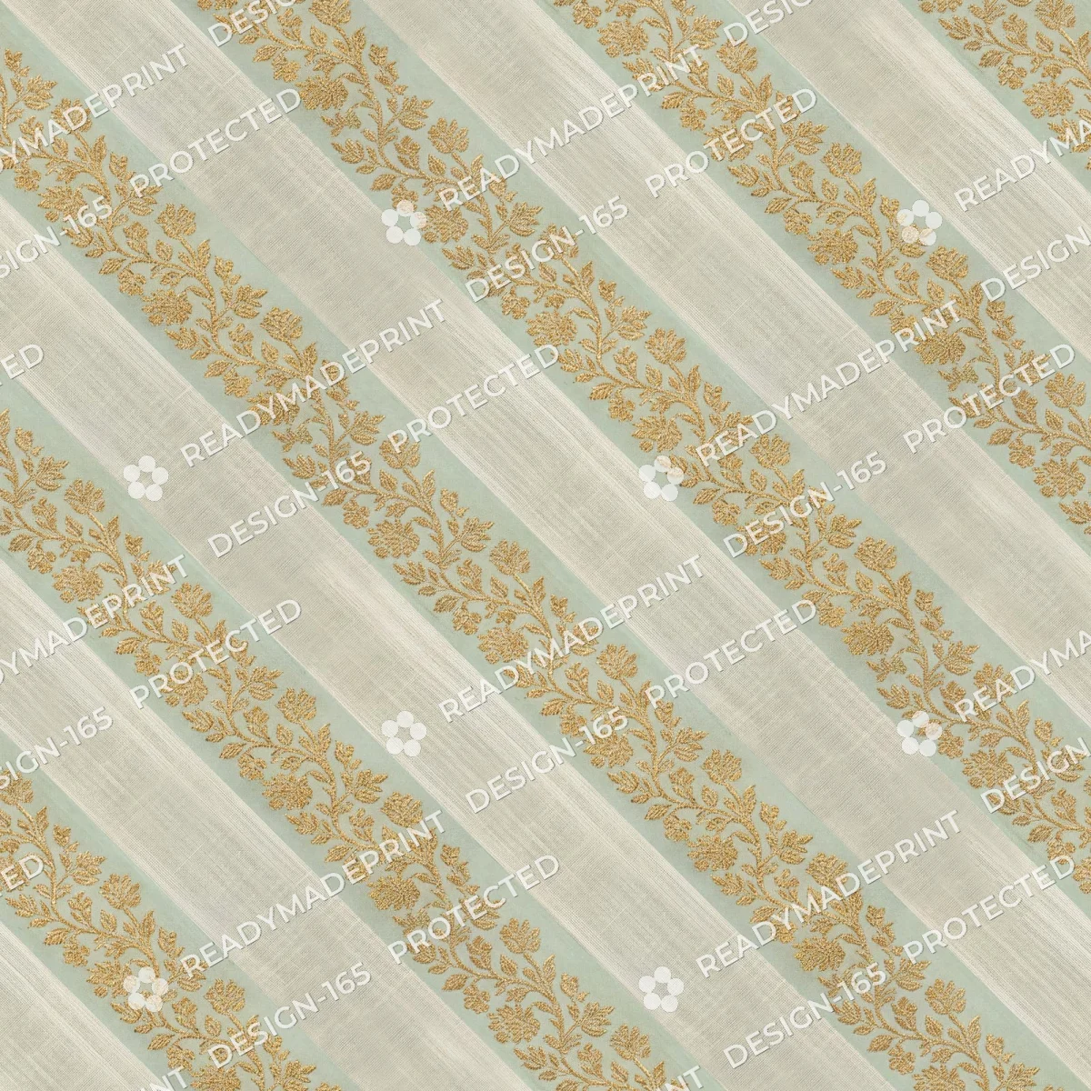 Sage Green Chanderi Floral Jaal Sage Green Chanderi Floral Jaal