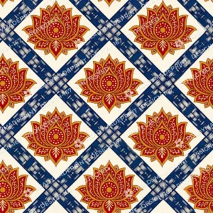 Indigo Maheshwari Lotus Jaal