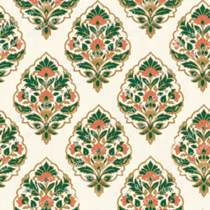 Olive Maheshwari Floral Jaal