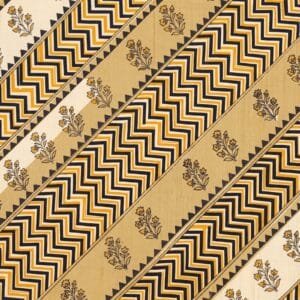 Mustard Maheshwari Floral Jaal
