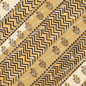Mustard Maheshwari Floral Jaal