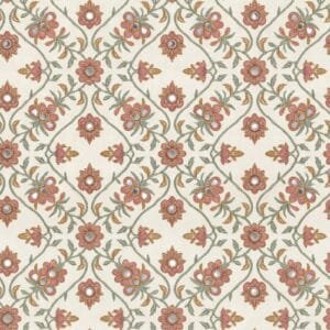 Dusty Rose Mirror Work Blossom Jaal