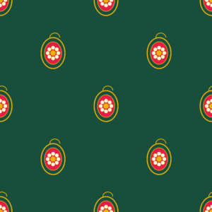 Royal Zari Emerald Boota Seamless Repeat Pattern (Half Drop · 300 DPI)